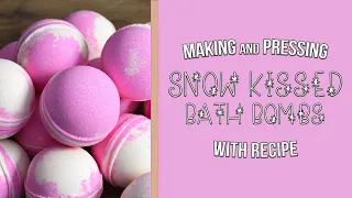 Making Snow Kissed Bath Bombs - Recipe Included | MO River Soap