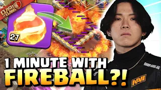 How did KLAUS triple in 1 MINUTE with FIREBALL?! INSANE! Clash of Clans