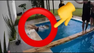 Scarday Cae De Cabeza En La Piscina De Ántrax *sufre accidente *