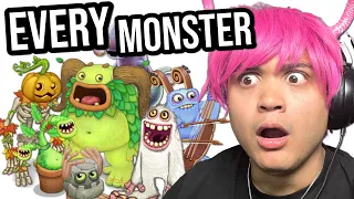 Reacting to every MY SINGING MONSTERS character/sound in PLANT ISLAND (MVPerry reacts)