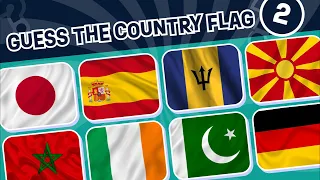 Guess the Flag Quiz #2 | Can You Guess the 90 Flags? | Easy, Medium and Hard