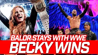 Becky Lynch Wins World Title | Finn Balor Re-signs With WWE | WWE Raw Review