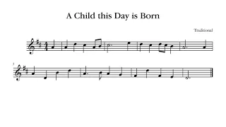 A Child this Day is Born | Unadorned Trumpet Carol