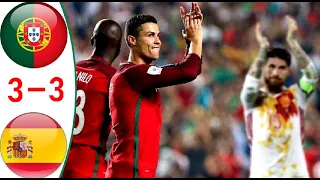 ملخص مباراة اسبانيا والبرتغال 3/3 كاس العالم 2018 مباراة لن تمل من اعادتها كأس العالم