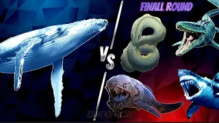 BLUE WHALE VS ALL SEA ANIMALS AND SEA MONSTERS