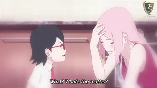 Kawaaii Sarada Roasts Sakura and Asks When Sasuke will be back