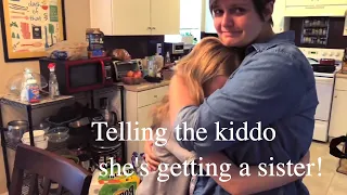 Our Pregnancy Announcement / Telling the Kiddo She's Getting a Sister