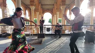 Baile sevillanas en Sevilla