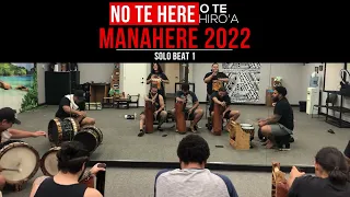 No Te Here O Te Hiro'a Drummers | Manahere I Ori Tahiti 2022 | Solo Beat 1