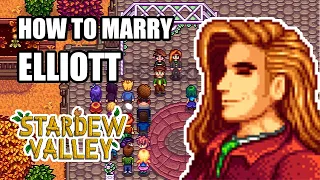 How to Marry Elliott (in just 68 days) - Stardew Valley