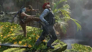 Uncharted 4 Kick Ass Stealth Takedown (My Name is Nathan Drake)