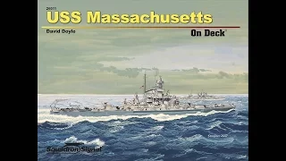 USS Massachusetts On Deck