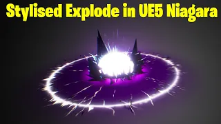 Stylized Explode in UE5 Niagara Speed Art | Download Files