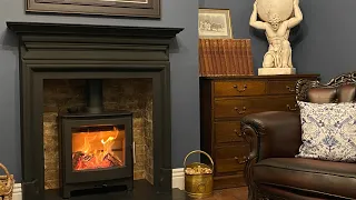 Heta Ambition 5 - 5kw Widescreen Wood Burning Stove Review - made in Denmark - Natural Heating