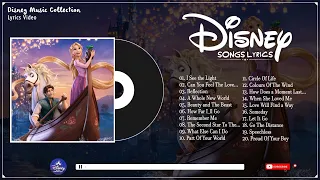 Ultimate Disney Songs Playlist 💦 The Most Romantic Disney Songs Collection  💦 Disney Princess Songs