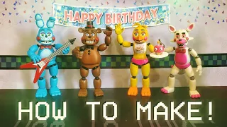 How To Make The Toy Animatronics Figures From FNAF 2