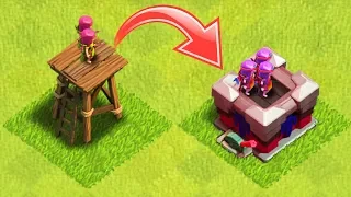 СУПЕР МОДЕРНИЗАЦИЯ БАШНИ ЛУЧНИЦ!!! СТРАННЫЙ ДЕНЬ В Clash of Clans