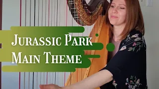 Jurassic Park Theme (Harp Cover) + Lever & Pedal Harp Sheet Music