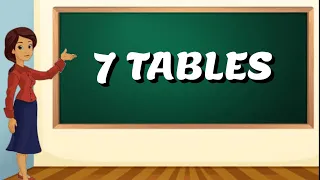 7 Tables | 7 Tables Multiplication| KIDZEETV