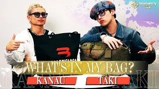 【What's in my bag】TAKI & KANAUのアイテム紹介👜✨