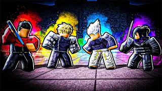 Metal Bat vs Genos vs Garou vs Sonic With INFINITE ULTIMATE in Roblox The Strongest Battlegrounds