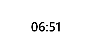 Timer for 6 minutes and 51 seconds