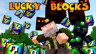 Minecraft: APLASTADOS!! c/ sTaXx | SPIRAL Lucky Blocks Epic Race