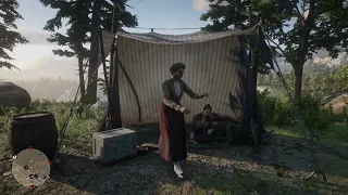 Tilly Jackson and Abigail Marston having a conversation | Camp Encounter | Red Dead Redemption 2