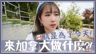 加拿大VLOG 3🇨🇦 第一次參加外國婚禮竟然有雞蛋仔吃?! 溫哥華必吃龍蝦堡+ 周打蜆湯?  還好沒錯過Granville Island Market 🐝 Mira 咪拉