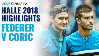 Roger Federer v Borna Coric: Halle 2018 Final Extended Highlights