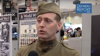 82nd Airborne Museum Curator Ruff on WWI Soldier's Gear, Uniform & Boots