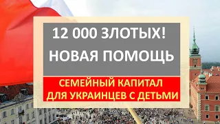 12 000 злотых УКРАИНЦАМ С ДЕТЬМИ в Польше! Семейный (опекунский) капитал - как получить его беженцам