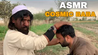 ASMR BABA THE COSMIC MASSAGER | NECK CRACKING WITH HEAD MASSAGE | #asmr #massage