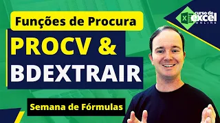 Fórmulas de Procura de Dados no Excel | ProcV e BDExtrair