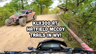 KLX300 at Hatfield McCoy Trails! First Day of the Trip