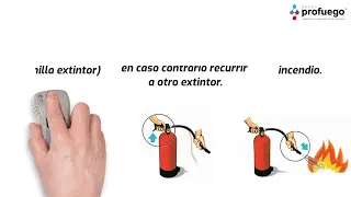 Como usar el extintor Profuego