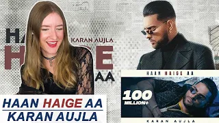 American Singer reacts to Haan Haige aa - KARAN AUJLA I Punjabi Song DenaeLife Reaction 2021