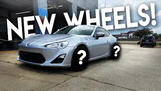 My Girlfriend gets NEW Wheels for the FRS!