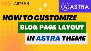 How To Customize Blog Page in Astra Theme | Astra Customization