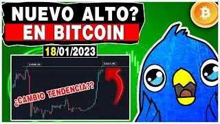 ✅BITCOIN HACE NUEVO ALTO? Estamos ALCISTAS?🤔✅Trading, Proyección y Análisis de BITCOIN Hoy✅