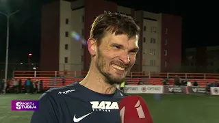 Valērijs Redjko pēc FS Jelgava pirmās uzvaras virslīgā | FUTBOLS