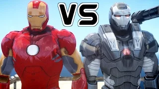 IRON MAN VS WAR MACHINE - EPIC BATTLE