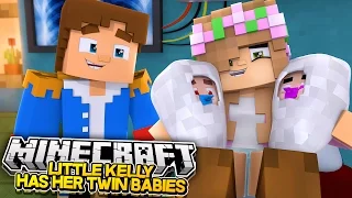 LITTLE KELLY GIVES BIRTH TO THE TWINS! Minecraft Future Life | w/LittleDonny