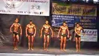 Чемпионат Европы IFBB 2005 Румыния. Сравнение финалистов в м