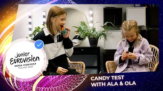 Candy Test with Ala and Ola Tracz - Part 1 - Junior Eurovision