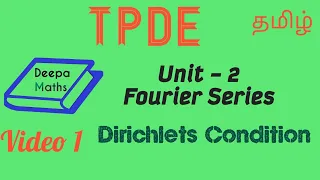 Fourier series Dirichlets condition