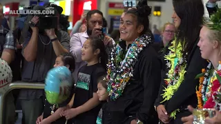 Passionate welcome home for the Black Ferns