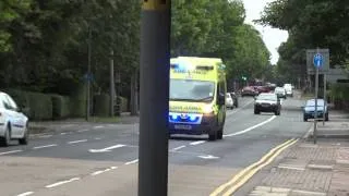 East Midlands Ambulance - Peugeot Boxer Emergency Ambulance Flying To A Shout