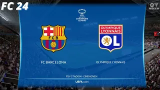 FC Barcelona vs Olympique Lyonnais | Final | UEFA Women's Champions League | EA FC 24 |