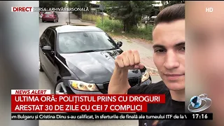 Polițistul dealer din Brașov, care vindea cocaină, a fost arestat pentru 30 de zile alături